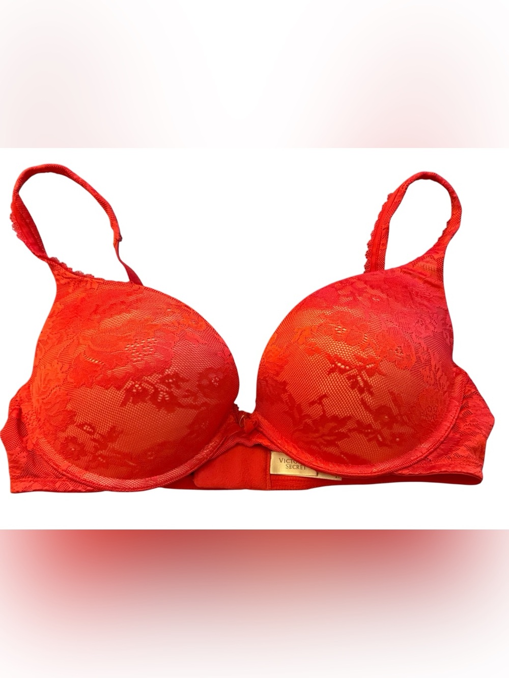 Red Lace Push-Up Bra - Victoria's Secret